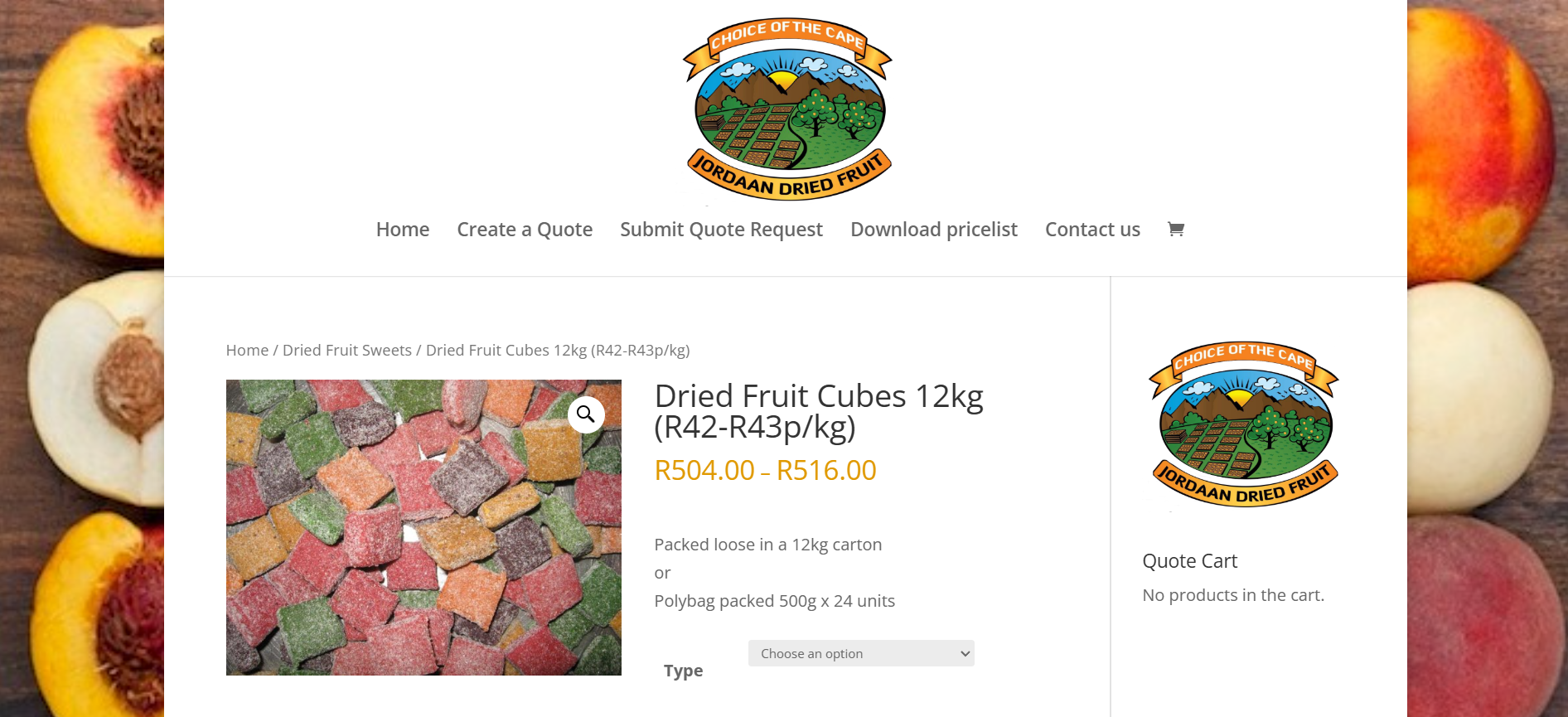 Jordaan Dried Fruit Sweets